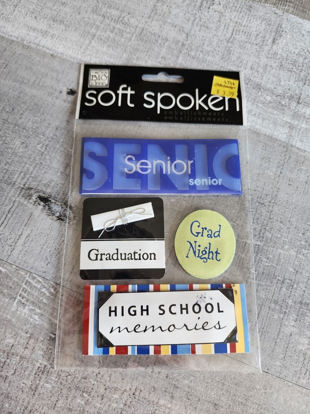 NEW MAMBI Scrapbook Stickers - Grad Graduation Senior - Retired NEW #31